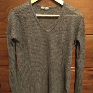 Helmut Lang V-neck sweater, Alpaca/Silk - S